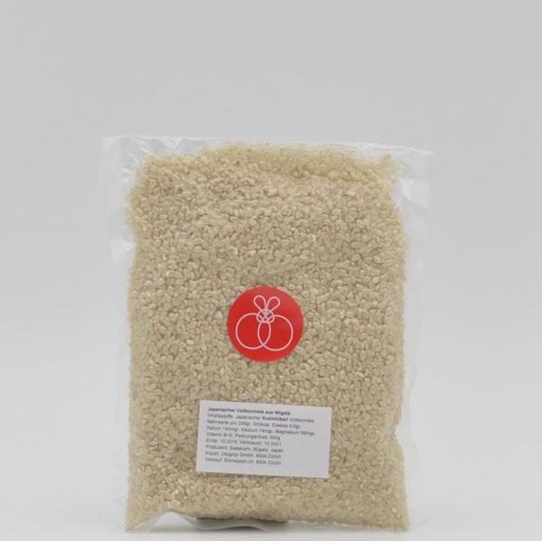 Jap. organic Whole grain rice 500gr
