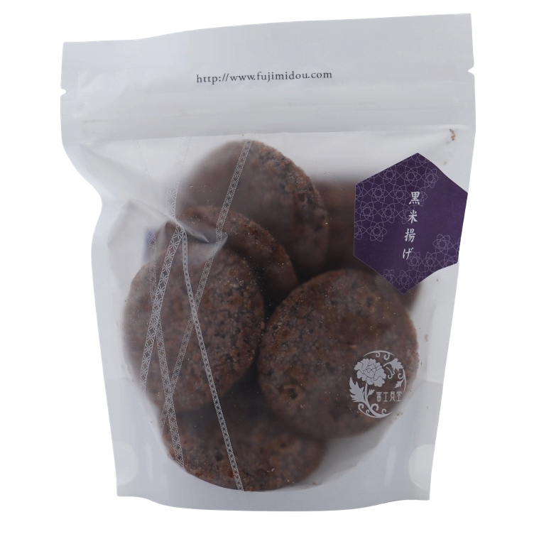 Rice Cracker - schwarzer Reis frittiert