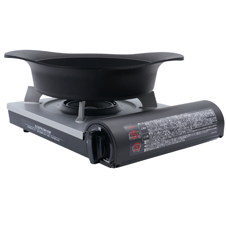 Gas burner Iwatani black / silver - 1