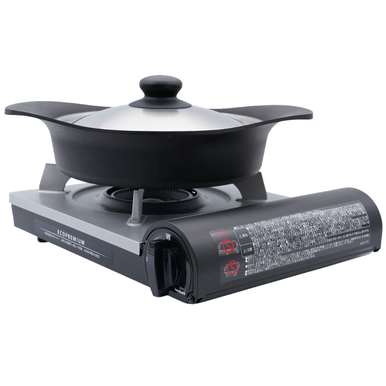 Gas burner Iwatani black / silver - 2